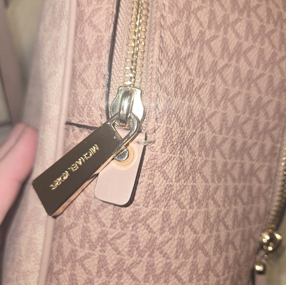 Michael Kors Rhea color block pink backpack purse - Picture 11 of 12